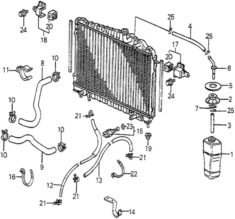 5.Car Radiator Coolant Water Hose